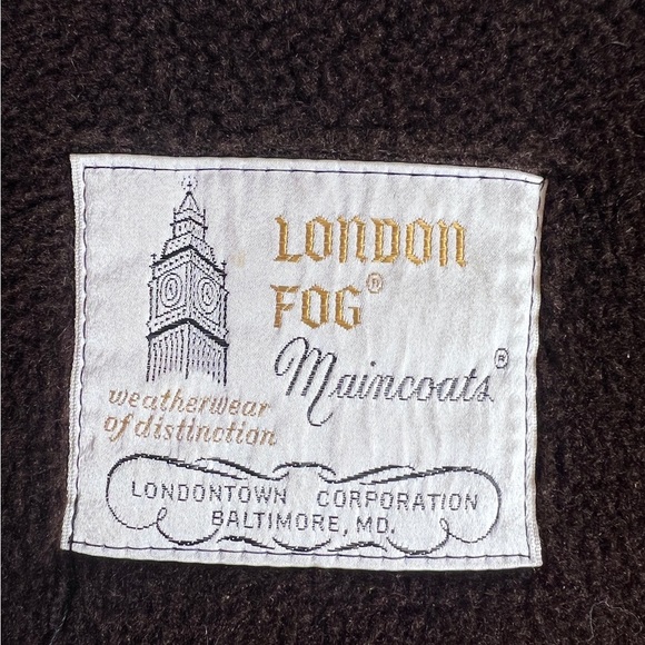 Vintage London Fog Brown Jacket Insert - Picture 10 of 12